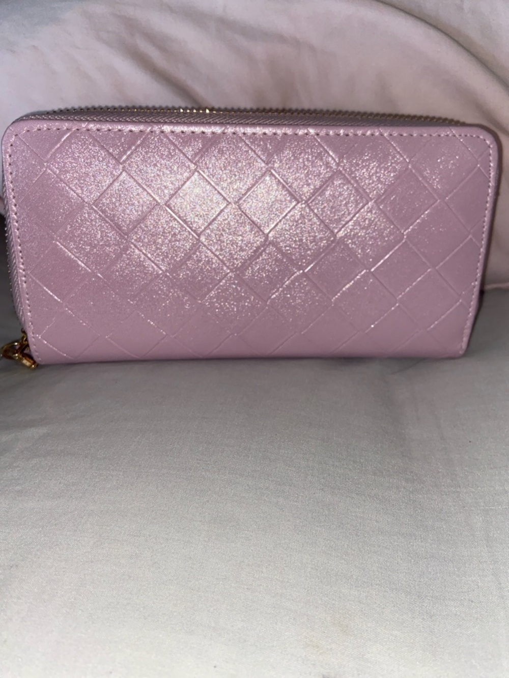 Bebe Metallic Jenna Wallet NWOT - Picture 2 of 4